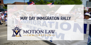 Immigrant rally on Worker's Day
