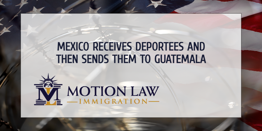 Mexico is sending migrants to Guatemala