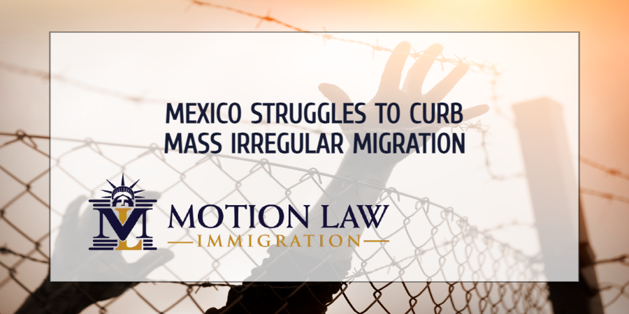 Mexico is reaching the limit in the battle to curb irregular migration