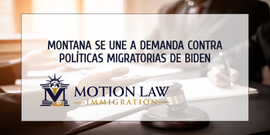 Montana se una a demanda presentada por Arizona para interceptar el plan migratorio de Biden