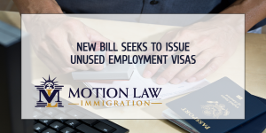 Bill proposes to use FY 2020 - 2021 employment-based visas