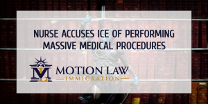 Nurse presents legal complaint due to ICE's medical procedures