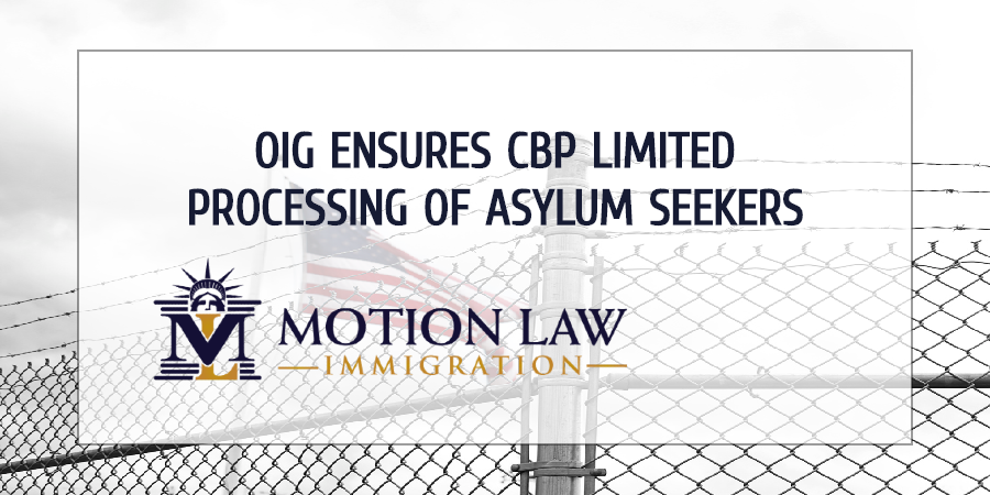 OIG released investigation on asylum processing