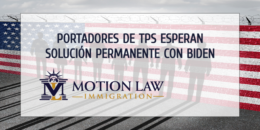 Portadores de TPS esperan un nuevo comienzo con Biden