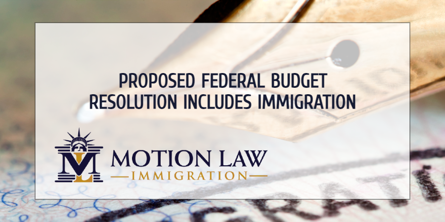 The Biden administration includes immigration in budget resolution
