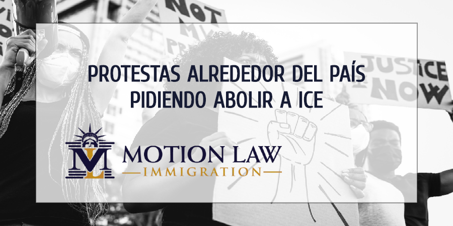 Protestas en NY y St. Louis piden la abolición de ICE