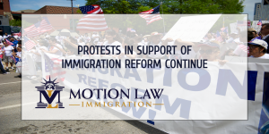 Protests continue to call on Congress to pass immigration reform