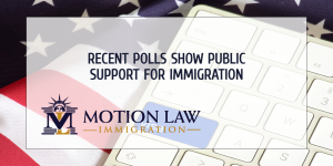 Recent polls show growing support for immigration