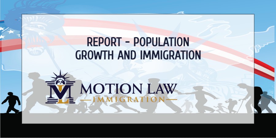 Population growth depends on immigration