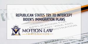 Republican states oppose Biden's immigration plans