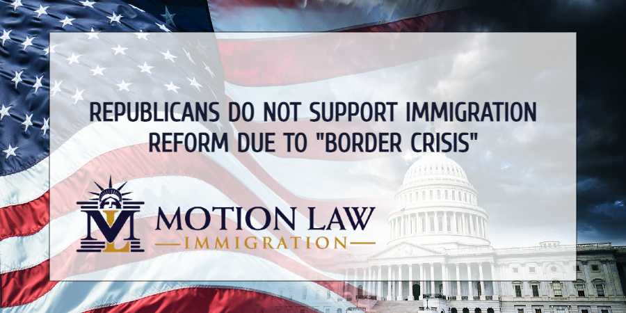 Is Republican support really related to the border situation?