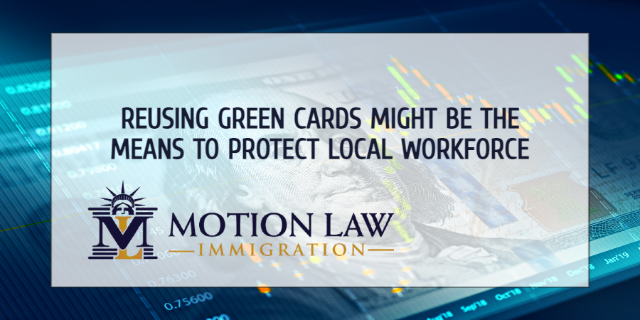Reusing Green Cards could protect essential foreign workers