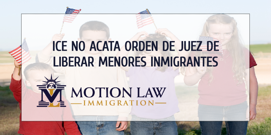 ICE recibe queja judicial por no liberar a niños inmigrantes