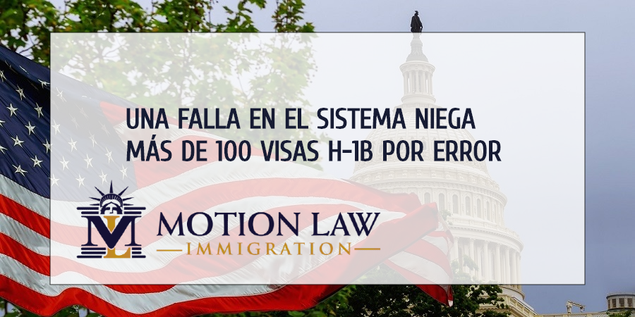 USCIS tiene un error y rechaza más de 100 aplicaciones de trabajadores calificados H-1B