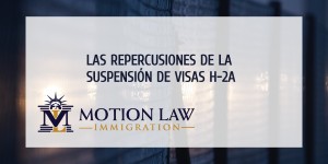 La suspensión de la visa H-2A afecta a los Estados Unidos