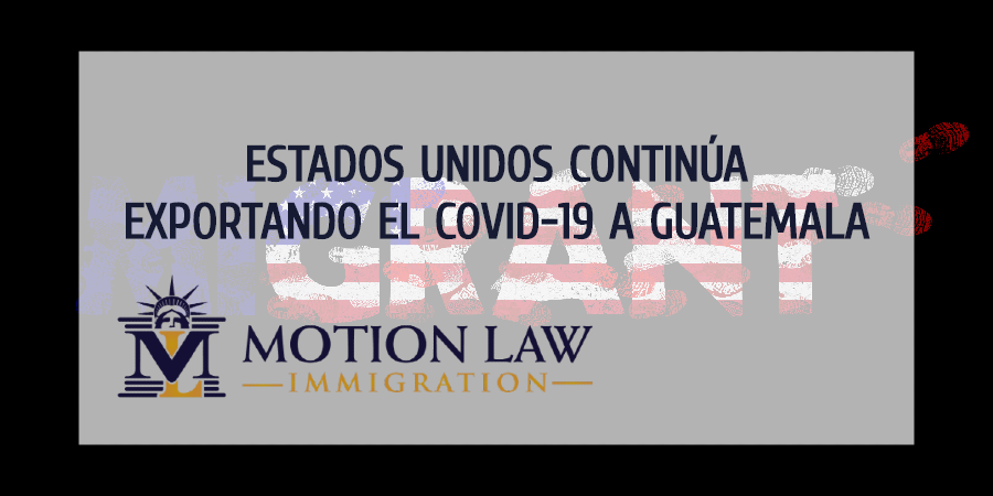 Más de 20 inmigrantes deportados infectados de COVID-19 a Guatemala