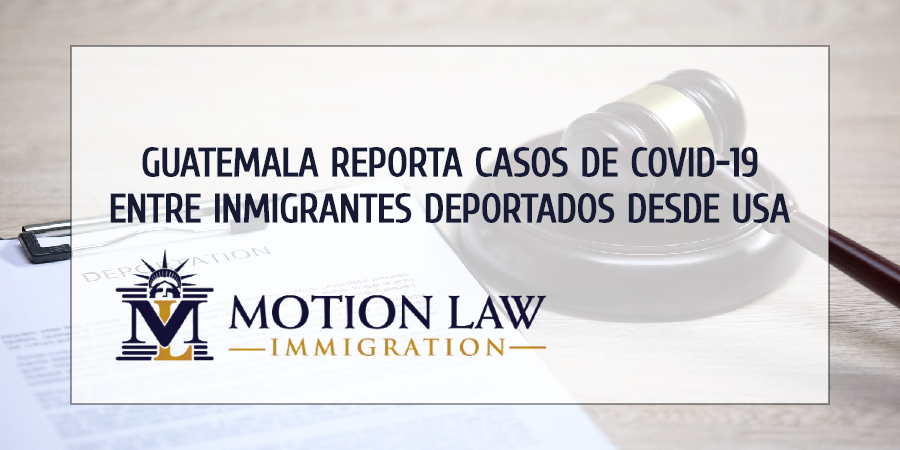 8 menores con COVID-19 en vuelo de deportación desde USA a Guatemala