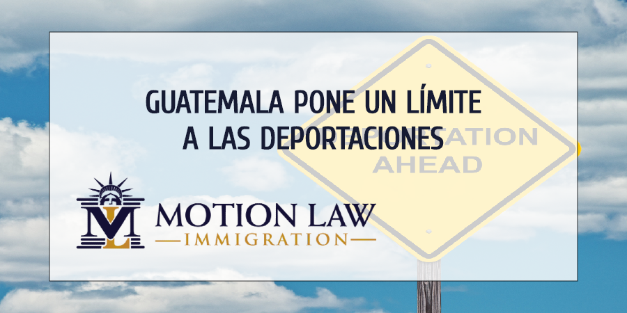 Guatemala solo recibirá 2 vuelos de deportados desde USA por semana