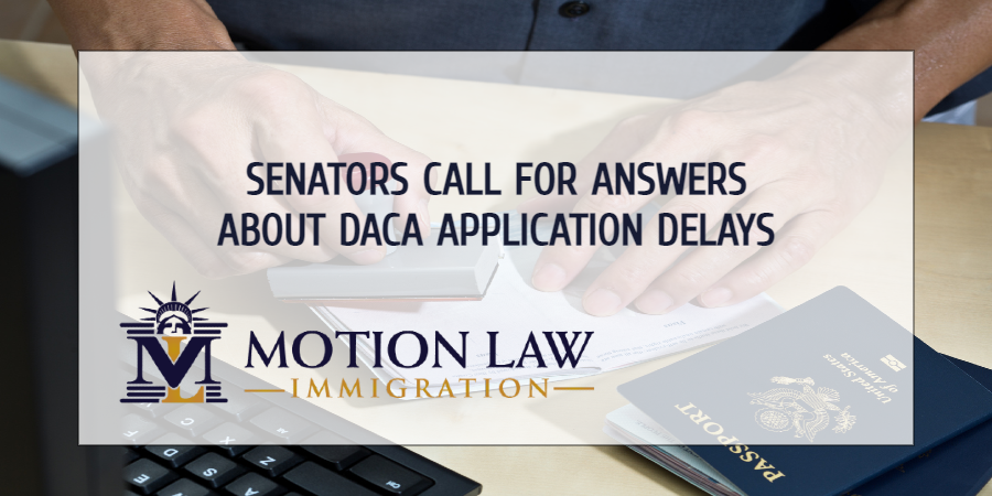 Senators send letter due to delays in DACA applications