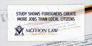Foreigners create more jobs than American population
