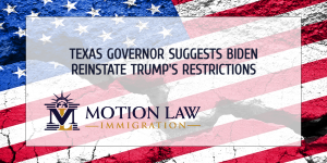 Texas Governor calls on Biden to retake Trump's border practices