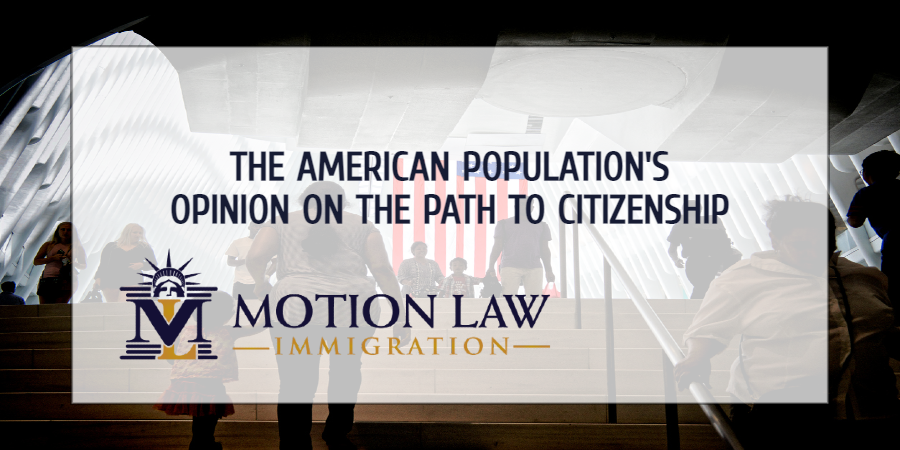 What do Americans think regarding the path to citizenship?