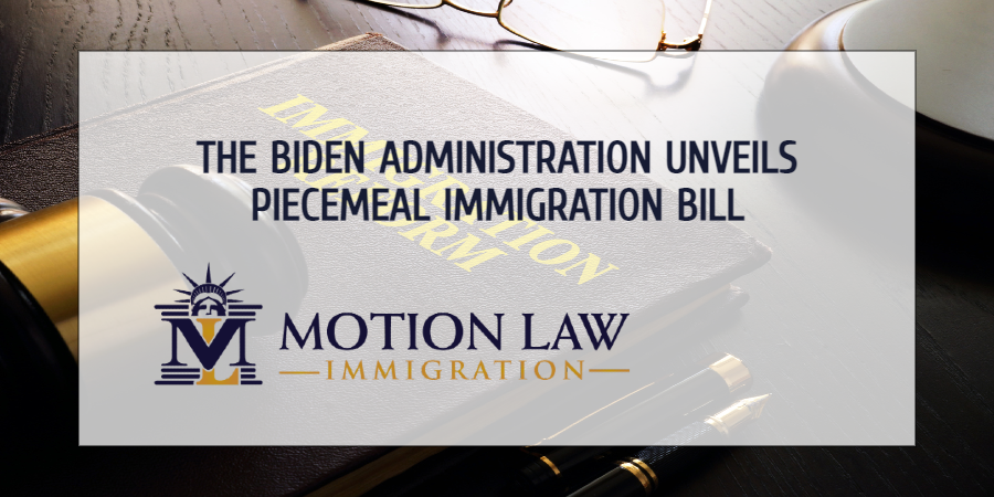 The Biden administration introduces piece by piece immigration bill