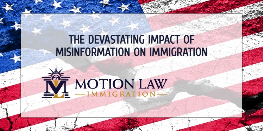 Misinformation does affect the immigration sector