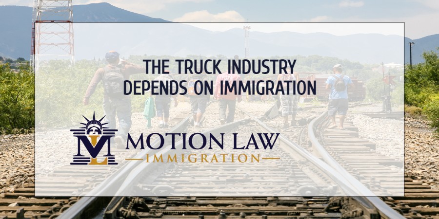 Immigration is the mainstay of the trucking sector