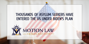 The Biden administration has already received thousands of asylum seekers