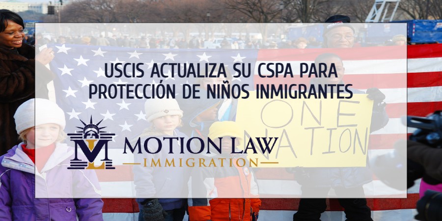 USCIS cambia ciertos parámetros de protección a menores inmigrantes
