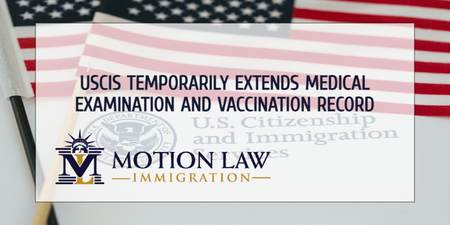 Biden's USCIS extends validity of medical exam and vaccination record