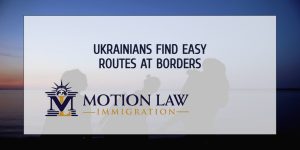Hundreds of thousands of Ukrainians processed at borders