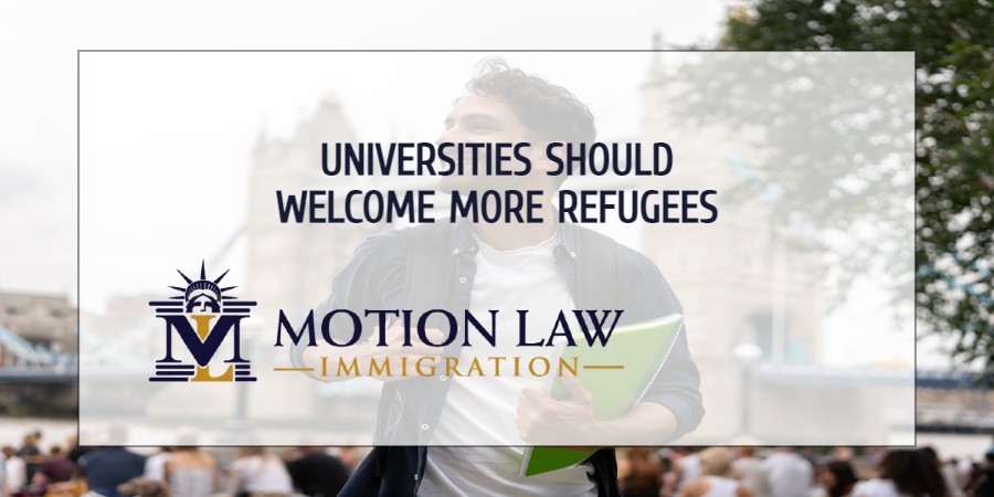 Universities should encourage refugees