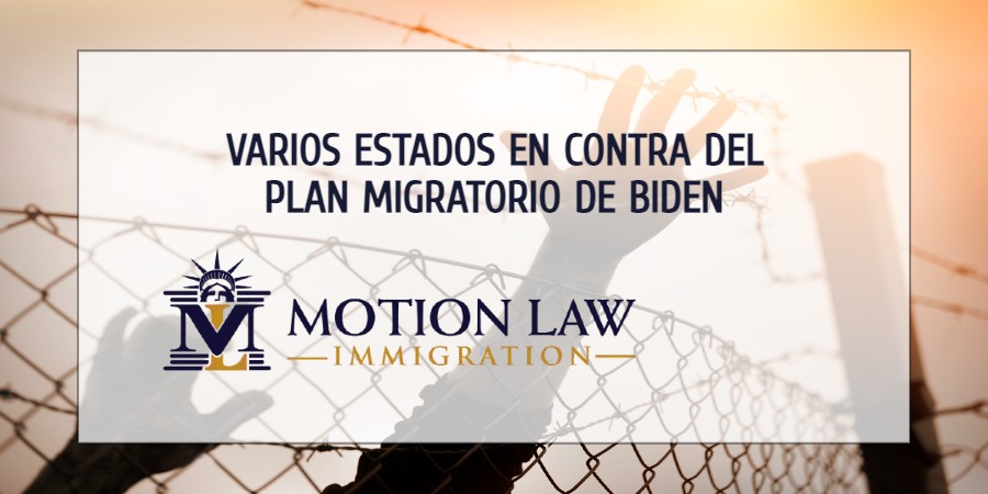 Estados republicanos piden parar plan migratorio de Biden