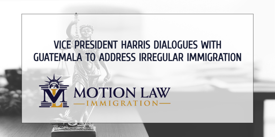 Harris is already following President Biden's order regarding irregular immigration