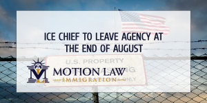ICE's chief will change in September