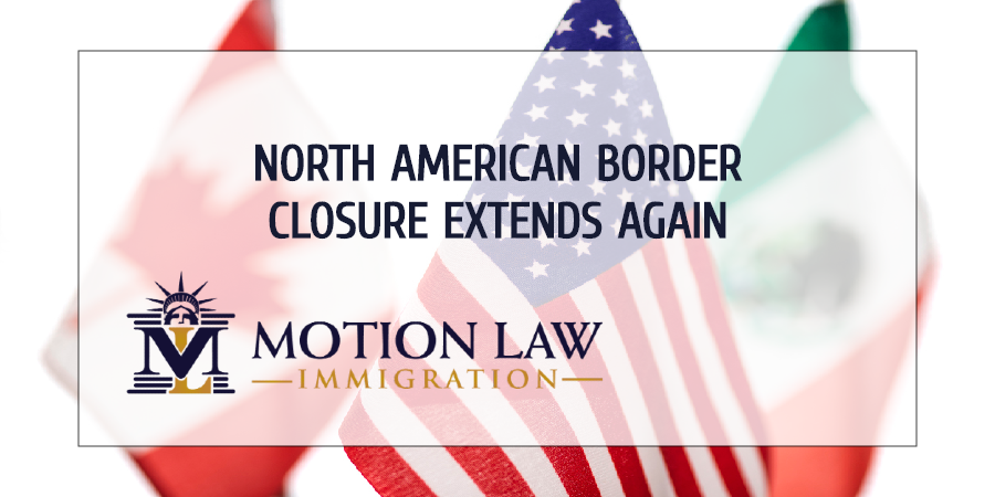 Border closure extended until August in North America