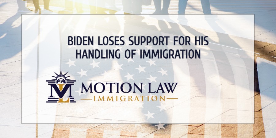 Public support for Biden's immigration plans continues to decline